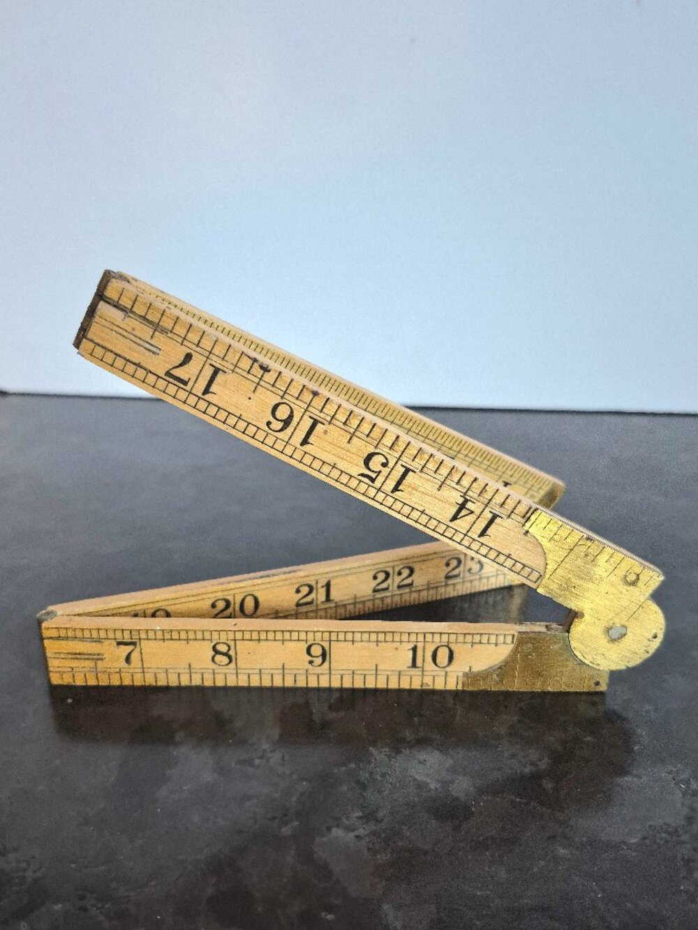 Vintage "LION" Boxwood 24" Ruler, 2 Foot No.345, Made In Western Germany